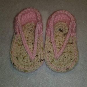 🧶Crochet Baby Flipflops